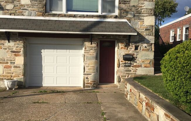 Beautiful 2-Bed/1.5-Bath Townhouse with Finished Basement in Upper Roxborough! Garage and Parking Spot Included!