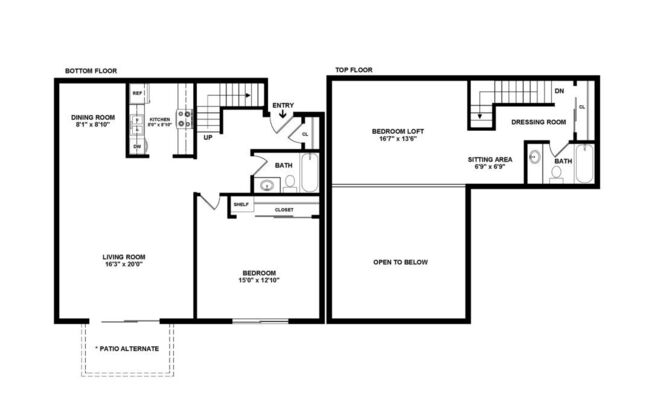 2 beds, 2 baths, 1,275 sqft, $2,922