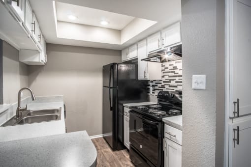 Kitchen at The Players Club Apartments in Nashville, TN