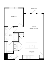 1 bed, 1 bath, 769 sqft, $1,450