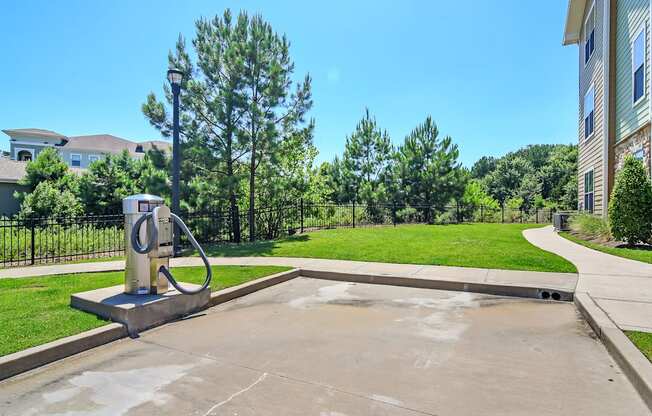 the preserve at ballantyne commons apartment community gas pump
