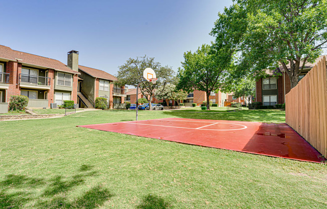 Basketball Court at Bardin Oaks, Texas