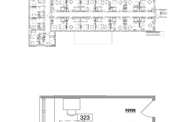 Studio, 1 bath, 190 sqft, $995, Unit 323