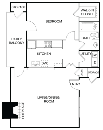 1 bed, 1 bath, 790 sqft, $1,150