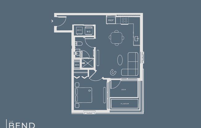 1 bed, 1 bath, 710 sqft, $1,950, Unit 413