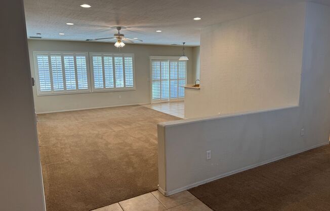 Three bedroom 2 bath home in 55+ community