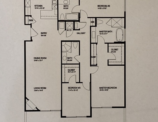 3 beds, 2.8 baths, 1,915 sqft, $7,000, Unit 101