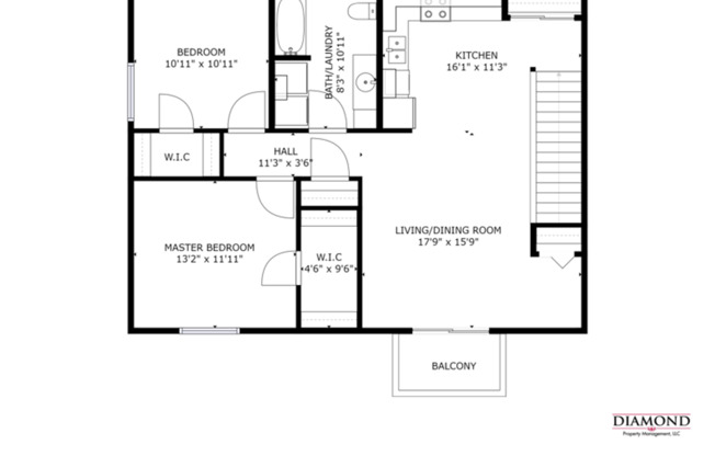 2 beds, 1 bath, $995