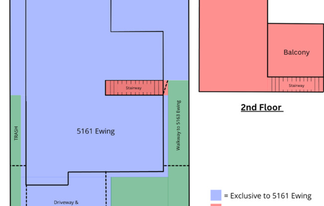 3 beds, 1 bath, $4,650, Unit 5163 Ewing