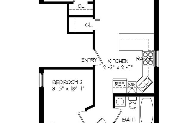 2 beds, 1 bath, 850 sqft, $2,295, Unit 3F