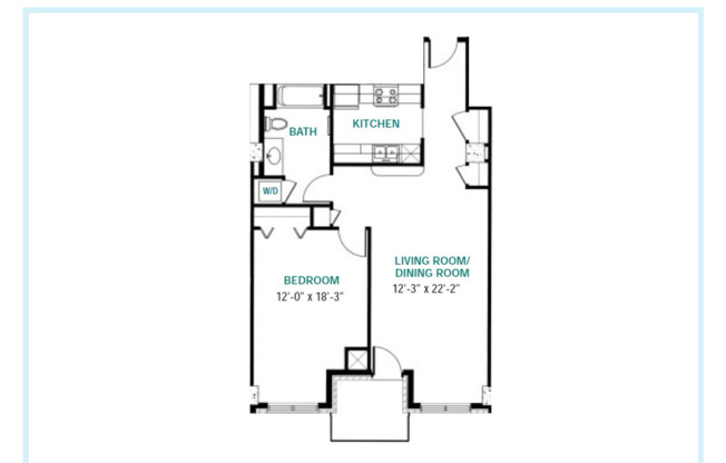 1 bed, 1 bath, 855 sqft, $1,335, Unit 0507