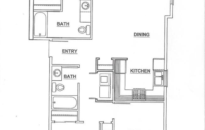 3 beds, 2 baths, 1,081 sqft, $1,850, Unit 301A