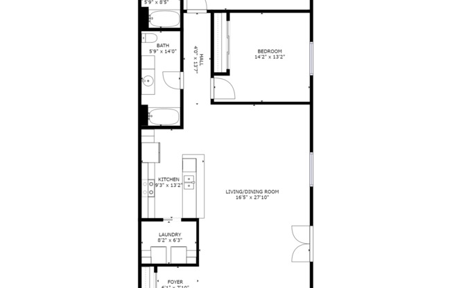 2 beds, 2 baths, 1,546 sqft, $1,795, Unit 1779-02