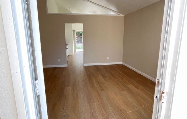 RECENTLY REFURBISHED  SINGLE STORY HOUSE WITH LARGE YARD AND GREAT LOCATION
