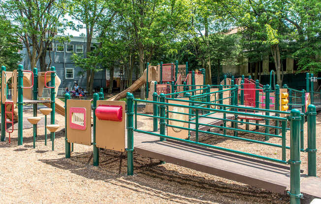 Fun for the family at nearby Corcoran Playground