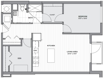 1 bed, 1 bath, 866 sqft, $3,366