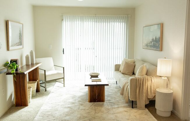 Natural Light Living Room at Remington Apartments