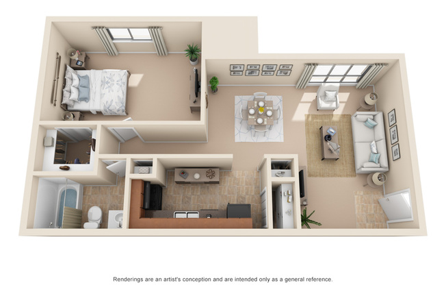 1 bed, 1 bath, 776 sqft, $1,375