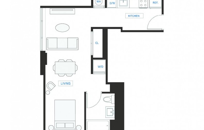 Studio, 1 bath, $3,222, Unit 214