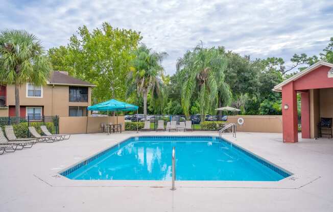 Sparkling Swimming Pool at The Avenues of Baldwin Park in Orlando, FL