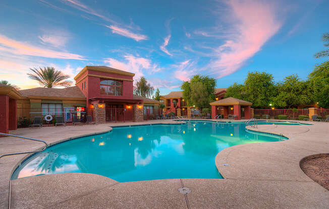 Large Outdoor Swimming Pool at San Lucas Apartments, Tolleson, AZ, 85353