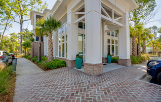 Outside leasing office building at Proximity Apartments, South Carolina, 29414