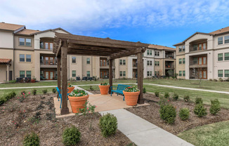 Walking Path at Mariposa at Harris Road Arlington 55+ Apartments, Arlington