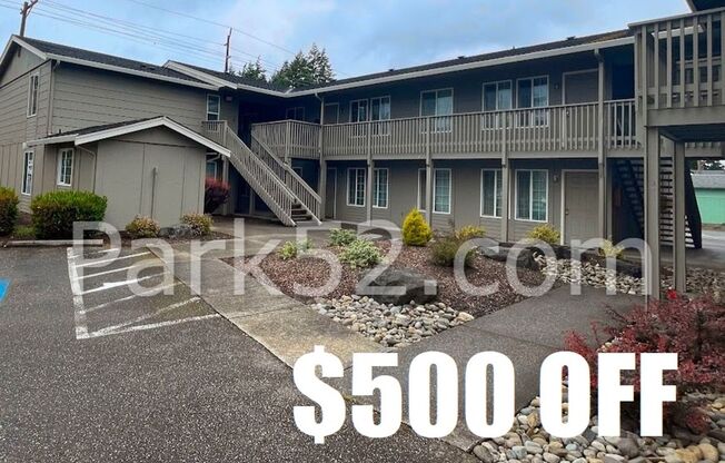 $500 Off! Updated Tacoma Apartment – 6601 S Tyler St #2, Tacoma, WA 98409