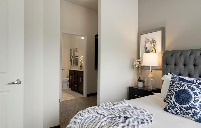 Bedroom into Bathroom