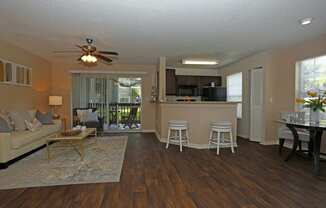 Stonegate Apartments in Palm Harbor, FL photo of updated kitchen with breakfast nook