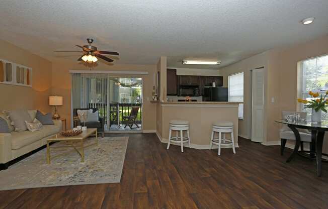 Stonegate Apartments in Palm Harbor, FL photo of updated kitchen with breakfast nook