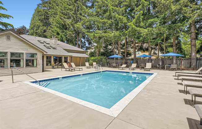 Our Swimming Pool at Bellwether Apartments in Olympia, Washington