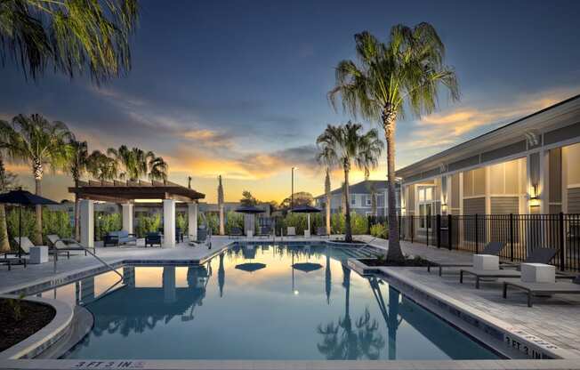 Swimming Pool at Jackson Palms Affordable Apartments in Jacksonville FL