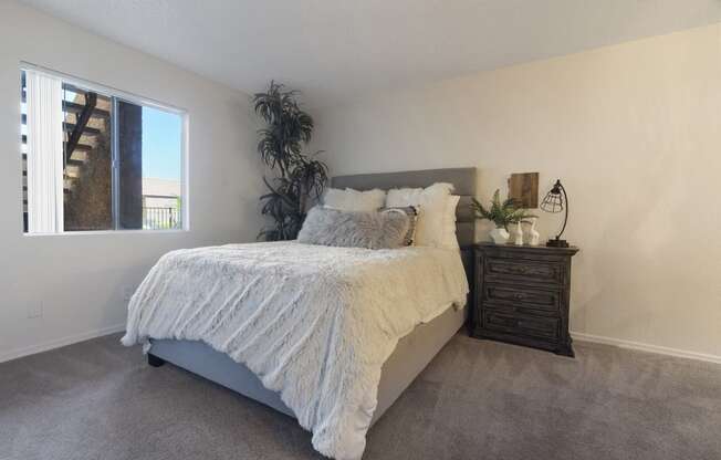 Bedroom at Avenue 8 Apartments in Mesa AZ Nov 2020
