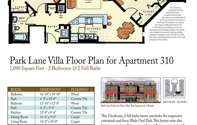 2 beds, 2 baths, 1,541 sqft, $2,375