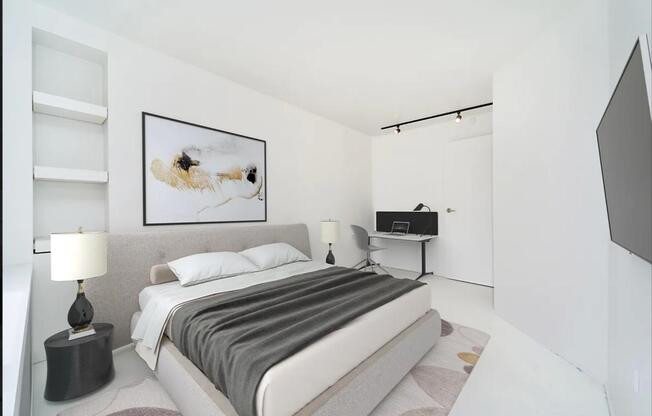 2 beds, 1 bath, $6,400, Unit 1803