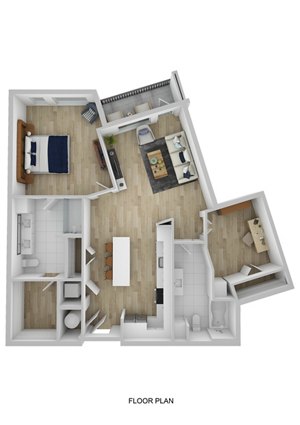 2 beds, 2 baths, 1,048 sqft, $3,264