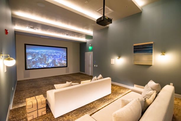 Private Movie Theater With Comfy Sitting at Soleil Lofts Apartments, Utah