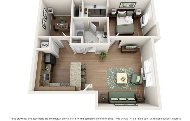 2 beds, 1 bath, 794 sqft, $2,460, Unit 209