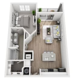 1 bed, 1 bath, 800 sqft, $2,313