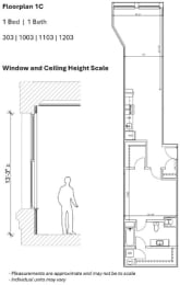 1 bed, 1 bath, 849 sqft, $2,005