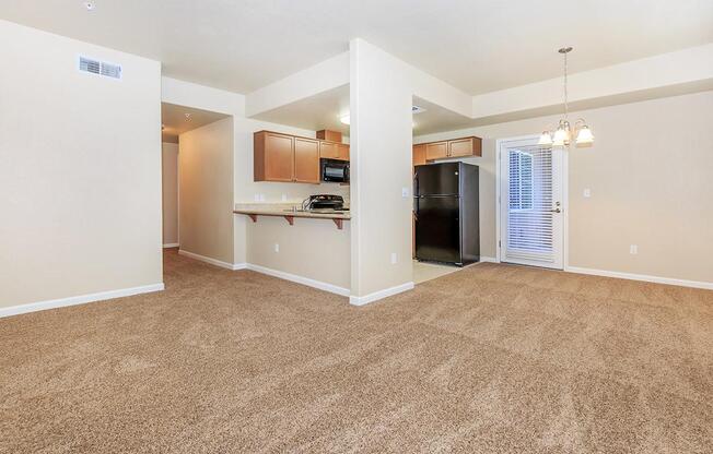 We offer a three bedroom floor plan here at Boulder Creek