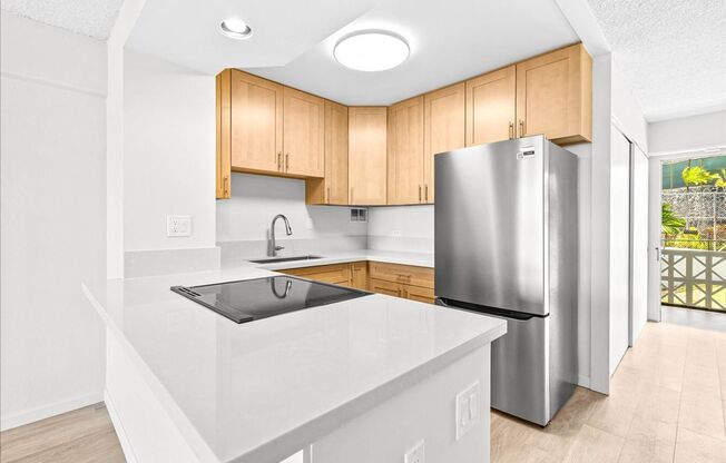 Newly renovated one bedroom condo with lovely city views