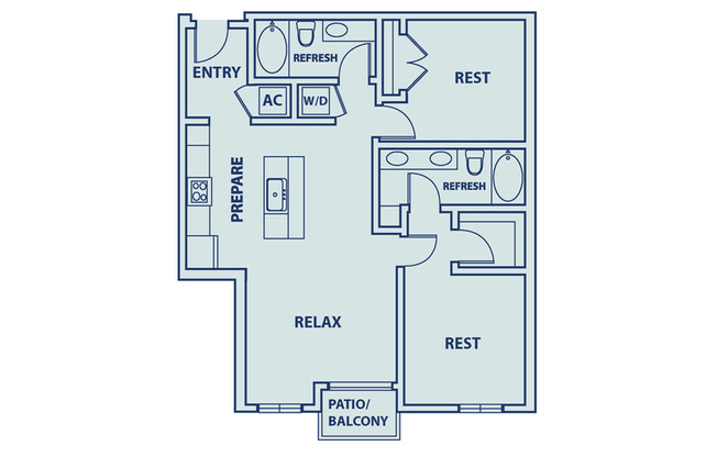 2 beds, 2 baths, 1,003 sqft, $2,197, Unit 380