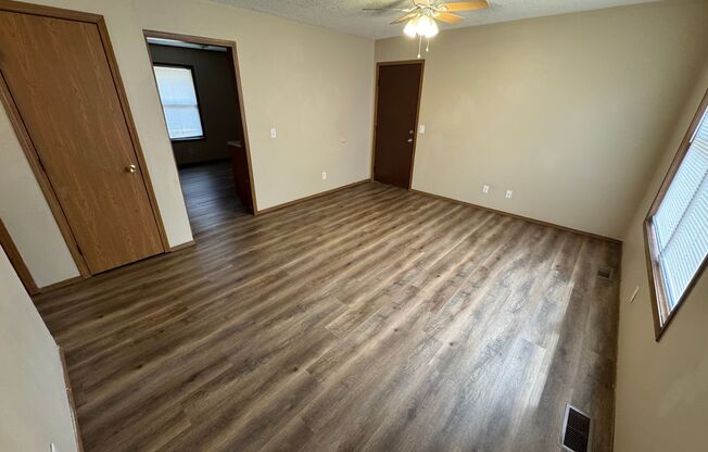 Recently updated 2 bed 1 bath Duplex with garage available now!