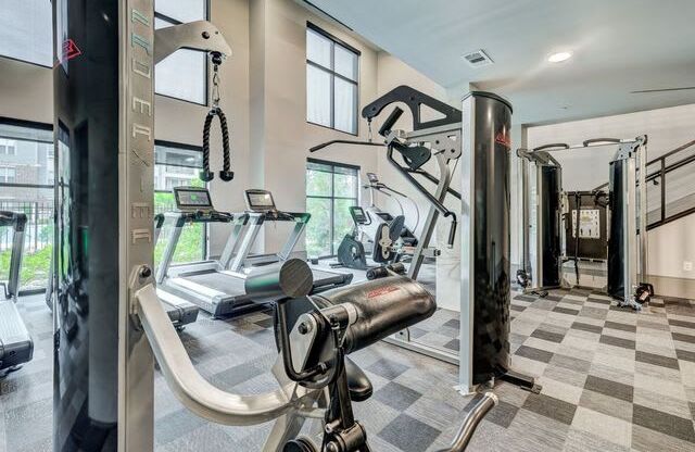 Fitness Center With Modern Equipment at Artesia Big Creek, Alpharetta, GA, 30005