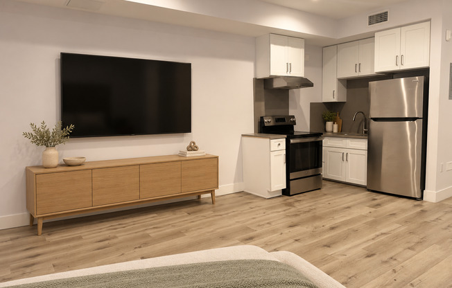 Studio, 1 bath, 445 sqft, $1,845, Unit 202