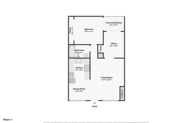 2 beds, 1 bath, 750 sqft, $1,698, Unit 209