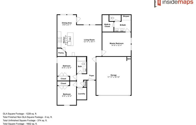 3 beds, 2 baths, $1,395