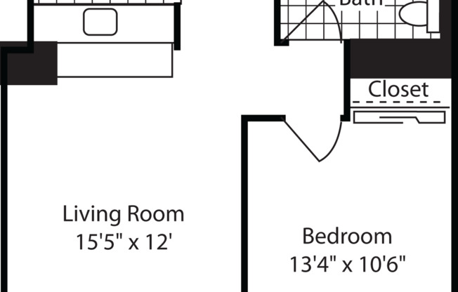 1 bed, 1 bath, 663 sqft, $7,820, Unit 215
